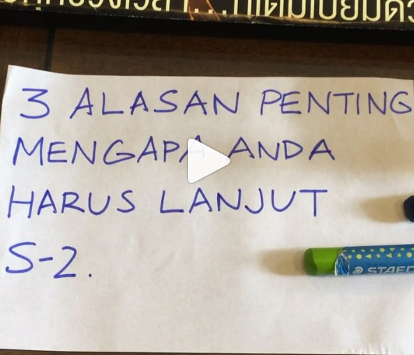 3 Alasan Penting Mengapa Anda Harus Lanjut S-2