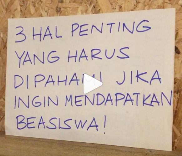 3 Hal Penting Yang Harus Dipahami Jika Ingin Mendapatkan Beasiswa