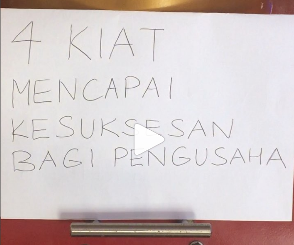 4 Kiat Mencapai Kesuksesan bagi Pengusaha