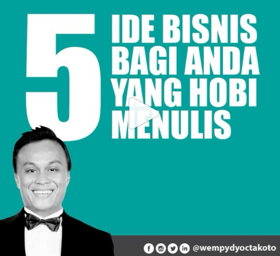 5 Ide Bisnis Bagi Anda Yang Hobi Menulis