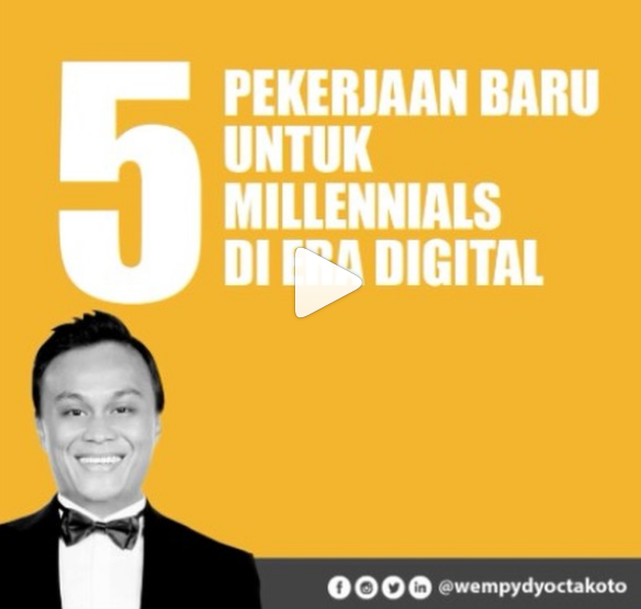 5 Pekerjaan Baru untuk Millennials di Era Digital