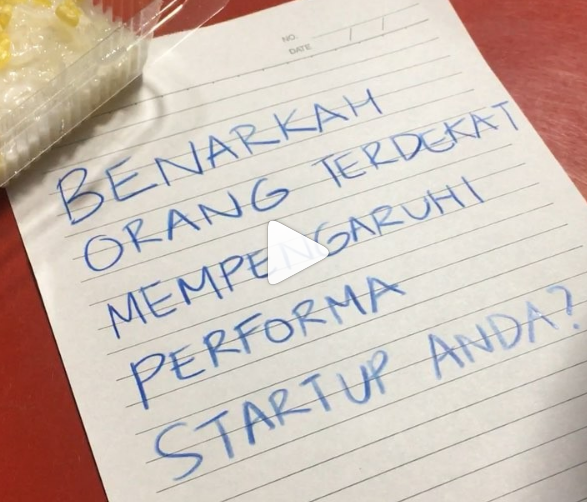 Benarkah Orang Terdekat Mempengaruhi Performa Startup Anda?